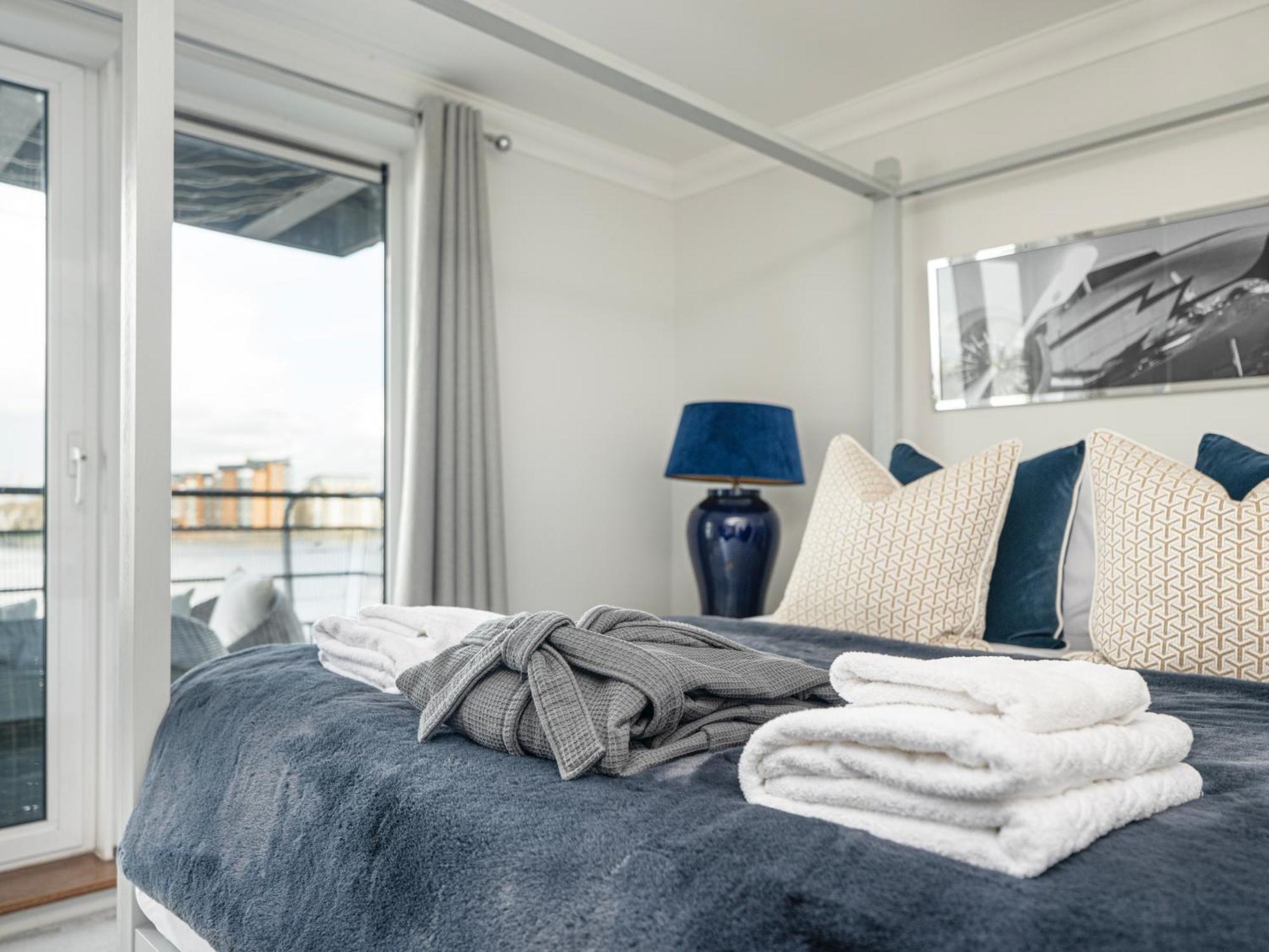 The View Greenwich - Luxury River Thames Apartment Londýn Exteriér fotografie