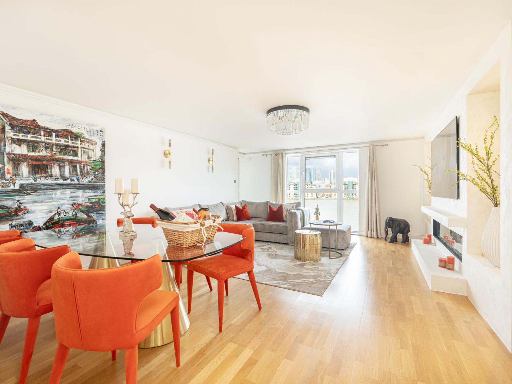 The View Greenwich - Luxury River Thames Apartment Londýn Exteriér fotografie