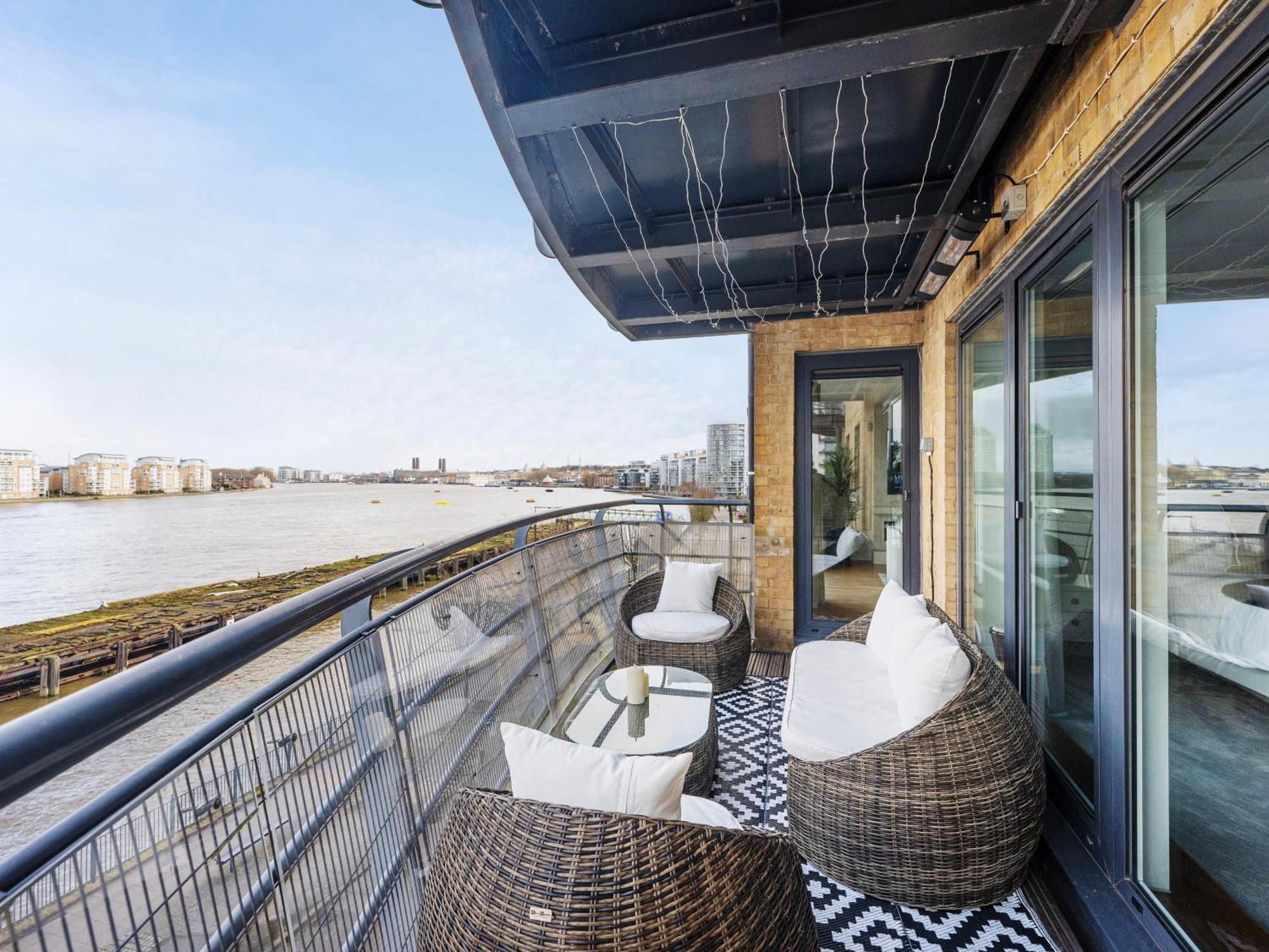 The View Greenwich - Luxury River Thames Apartment Londýn Exteriér fotografie